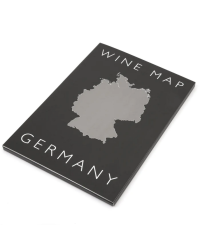 Carte pliée 61x91 cm (dépliée), 23.5cmx16 cm (coffret) "Vins d'Allemagne"| Steve De Long