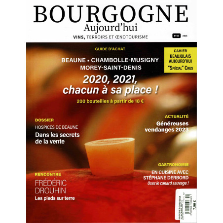 Revue Bourgogne Aujourd'hui n°173