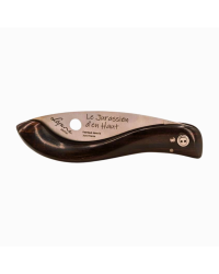 Folding pocket knife Le "Jurassien d'en Haut", ebony handle