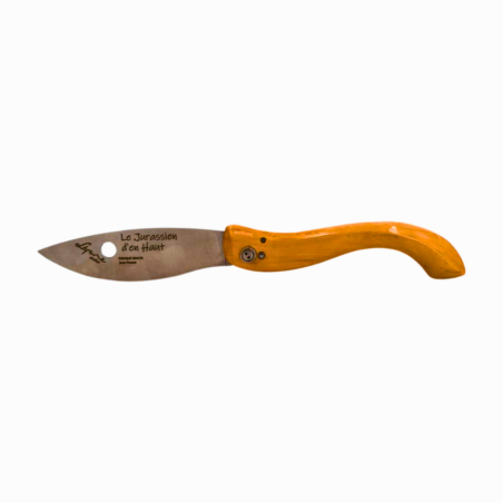 Folding pocket knife Le "Jurassien d'en Haut", boxwood handle