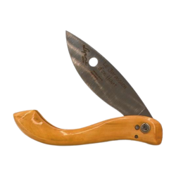 Folding pocket knife Le "Jurassien d'en Haut", boxwood handle