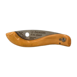 Folding pocket knife Le "Jurassien d'en Haut", boxwood handle