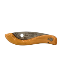 Folding pocket knife Le "Jurassien d'en Haut", boxwood handle