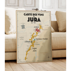 Jura Wine List - Poster 30x40 | Atelier Vauvenargues