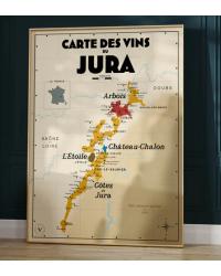 Jura Wine List - Poster 30x40 | Atelier Vauvenargues