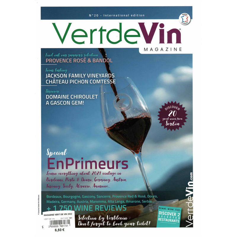 VertdeVin Magazine, Issue No. 20 International edition, Special en Primeurs