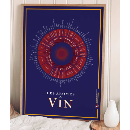 Poster "The Aromas of Wine" 30X40 cm | The Wine List please?