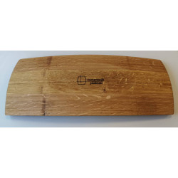 Burgundy oak barrel serving tray | Meursault Plateau