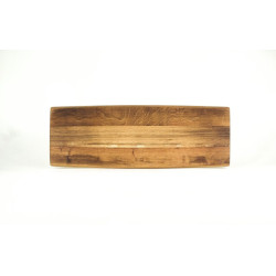 Burgundy oak barrel serving tray | Meursault Plateau