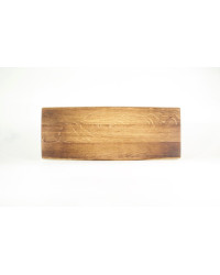 Burgundy oak barrel serving tray | Meursault Plateau