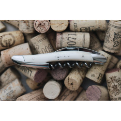 Corkscrew Sommelier's Knife "Bone Handle"| Forge de Laguiole