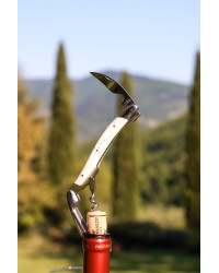 Corkscrew Sommelier's Knife "Bone Handle"| Forge de Laguiole