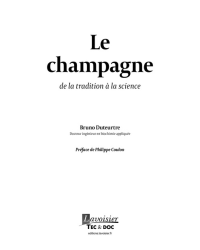 Champagne, from Tradition to Science | Bruno Duteurtre