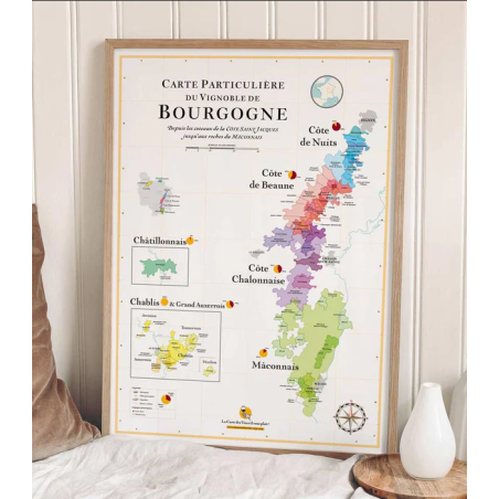 Poster "The Burgundy Wine List" 30x40 cm | The Wine List please?