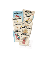 Postcards "Wines of France" | Atelier Vauvenargues