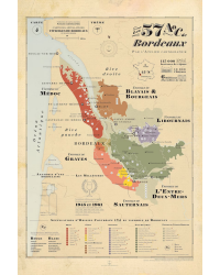 Wine list "57 AOC de Bordeaux" | Cartographic Workshop