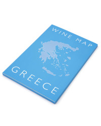 Carte pliée 61 x 91 cm (déplié), 23,5 x 16 cm (coffret) "Vins de Grèce" | Steve De Long