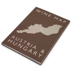 Folded wine list of Austria...