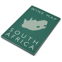 Carte pliée 61 x 91 cm (déplié), 23,5 x 16 cm (coffret) "Vins d'Afrique du Sud"| Steve De Long