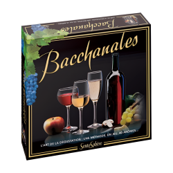 Coffret Bacchanales, l’art de la dégustation : une méthode,  un jeu, 40 arômes