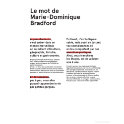 Mon cours d'oenologie : en 12 semaines chrono - 3e édition | Marie-Dominique Bradford