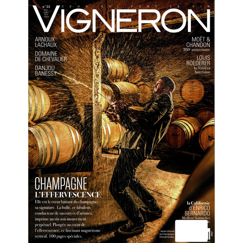 Revue Vigneron n°55 : Champagne l'effervescence!