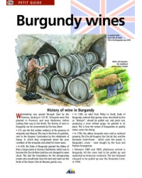 Burgundy wines - Petit Guide Aedis n°116 (History of wine in Burgundy in English)