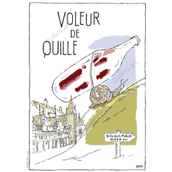 Affiche "Voleur de Quille"...