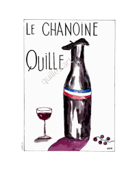 Affiche "Le Chanoine Quille" A3 29.7 x 42 cm | Quilles'Art