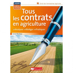Les contrats en agriculture | Lionel Manteau