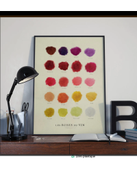 Poster "Les Robes du Vin" 30x40cm | The Wine List please