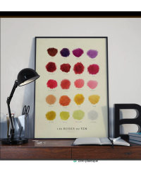 Poster 30x40cm "Les Robes du Vin" | The Wine List please