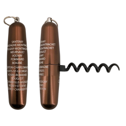 Pocket corkscrew "Appellations Bourguignonnes Marron" | Lance Design