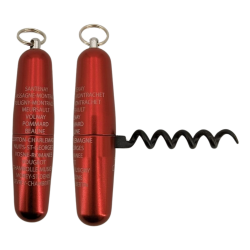 Pocket corkscrew "Appellations Bourguignonnes Rouge" | Lance Design