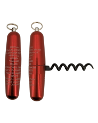 Pocket corkscrew "Appellations Bourguignonnes Rouge" | Lance Design