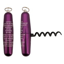 Pocket corkscrew "Appellations Bourguignonnes Violet" | Lance Design