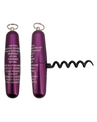 Pocket corkscrew "Appellations Bourguignonnes Violet" | Lance Design