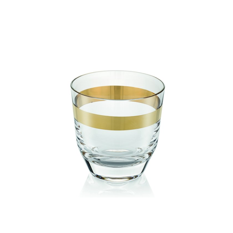 Whisky Glass "Avenue Gold" | Industria Vetraria Valdarnese