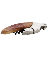 Corkscrew Original Sommelier's Knife - Oak Barrel Handle, Wine Led Finish | Ligne W, made in France