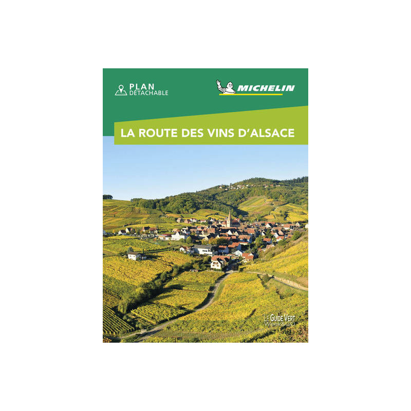 The Alsace Wine Route - detachable map (French edition) | Michelin Wine & Go