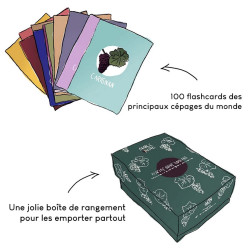 Practice the Grape Varieties: Flashcards of the Main Grape Varieties of the World (French version) | Amble Wine