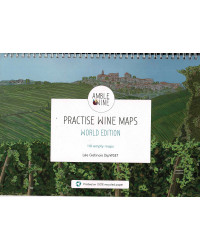 Amble Wine | Practise Wine Maps : World Edition, 110 empty maps | Lea Gatinois
