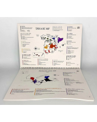 Amble Wine |Practise Wine Maps : Spain, 16 maps with both full and empty versions | Lea Gatinois