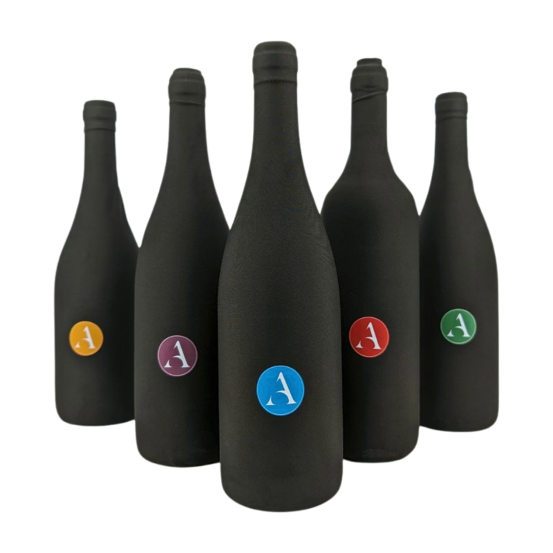 Set of 5 Wine Bottle Sleeve "A" | Athenaeum