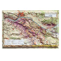 Carte 3D de l'Anjou viticole | Paulée d'Anjou