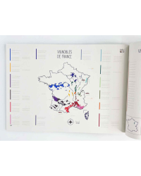 Amble Wine | Pratique les cartes des vins : France 2nd Edition (French Edition) 15 maps, 5 infographics, 90 grape varieties