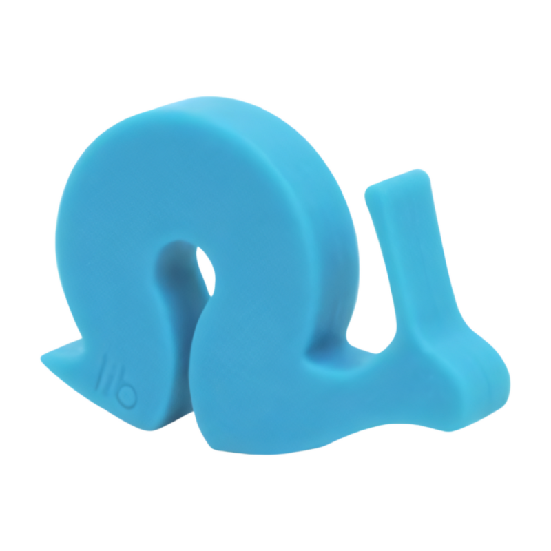 Lid holder "Hugo the Blue Snail" | Lib Idea Editors