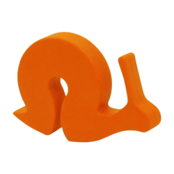 Lid holder "Hugo the Orange Snail" | Lib Idea Editors
