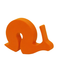 Lid holder "Hugo the Orange Snail" | Lib Idea Editors