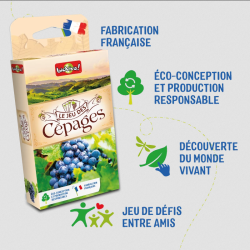 Le jeu des Cépages (35 cartes) - Découvrez les principaux cépages de France et leurs spécificités